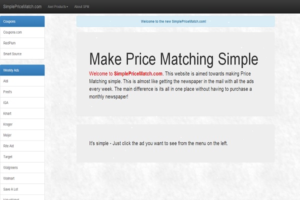 Simple Price Match